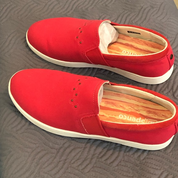 Spenco Footwear - Casual sneakers- Color: Red- Size:10 - Picture 2 of 6